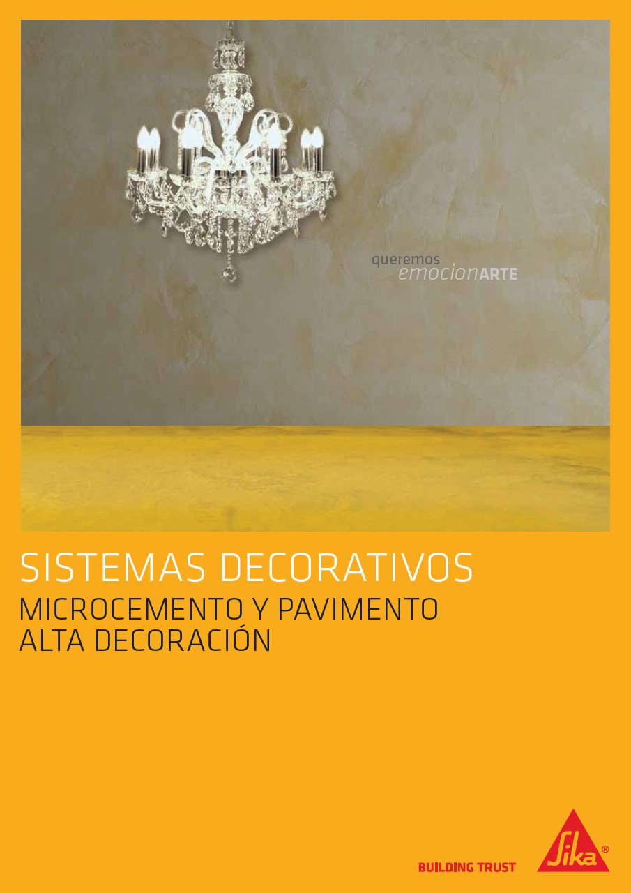 Sistemas decorativos: Microcementos y Pavimentos