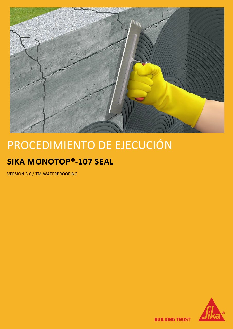 Mortero de Impermeabilización SikaTop Seal-107 - Sika España 