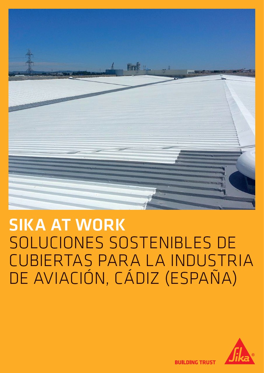 Cubierta sostenible Industria Aviación (Cádiz)